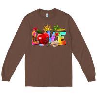 Chestnut love teacher summer Long Sleeve Tee - RanaPortraitStore