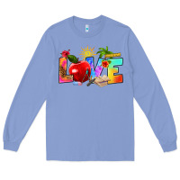 Colony Blue love teacher summer Long Sleeve Tee - RanaPortraitStore