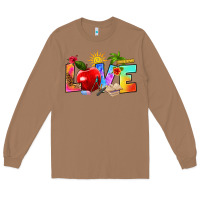Toasted Coconut love teacher summer Long Sleeve Tee - RanaPortraitStore