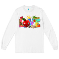 White love teacher summer Long Sleeve Tee - RanaPortraitStore