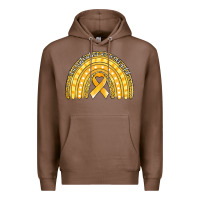 Chestnut childhood cancer awareness rainbow (1) Premium Hoodie - Jasminsmagicworld
