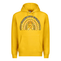 Lemon childhood cancer awareness rainbow (1) Premium Hoodie - Jasminsmagicworld