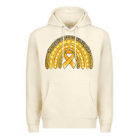 Sandshell childhood cancer awareness rainbow (1) Premium Hoodie - Jasminsmagicworld