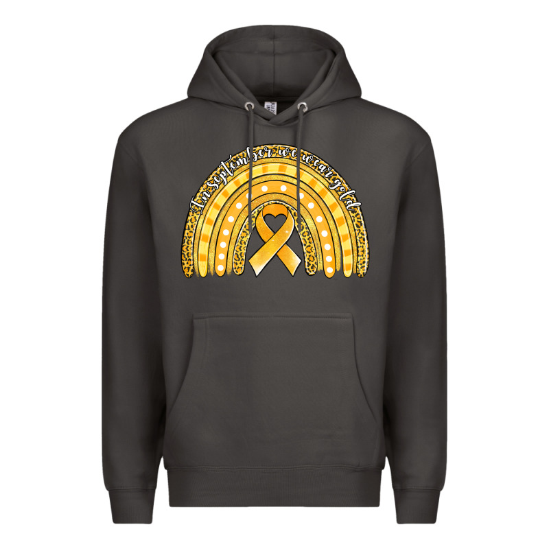 Childhood Cancer Awareness Rainbow (1) Premium Hoodie by Jasminsmagicworld | Teevron