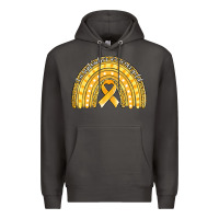 Smoke childhood cancer awareness rainbow (1) Premium Hoodie - Jasminsmagicworld