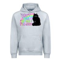 Heather Grey dont yell at me ill cry Urban Hoodie - MaliasSmallBusiness