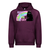 Mauve Wine dont yell at me ill cry Urban Hoodie - MaliasSmallBusiness