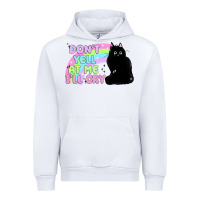 White dont yell at me ill cry Urban Hoodie - MaliasSmallBusiness