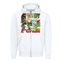 White ready to crush second grade Zipper Hoodie - texasbilliewilder