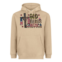 Mushroom god bless america Heavyweight Hoodie - CowhideDigitalArt
