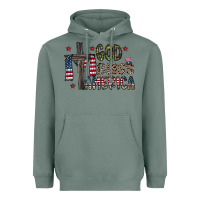 Sage god bless america Heavyweight Hoodie - CowhideDigitalArt