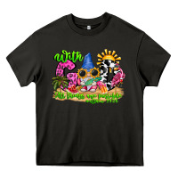 Asphalt with god all things are possible summer Heavy Core Tee - CowhideDigitalArt