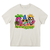 Cream with god all things are possible summer Heavy Core Tee - CowhideDigitalArt