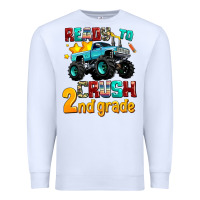 White ready to school crush 2nd grade Premium Sweatshirt - AdoDesignShop