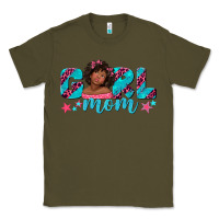 Army Green girl mom afro black girl Classic Tee - texasbilliewilder