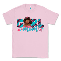 Bubblegum Pink girl mom afro black girl Classic Tee - texasbilliewilder