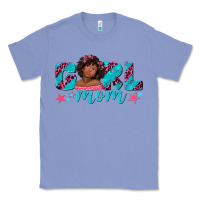 Colony Blue girl mom afro black girl Classic Tee - texasbilliewilder