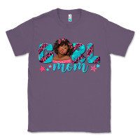 Lavender girl mom afro black girl Classic Tee - texasbilliewilder