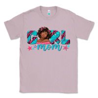 Lilac girl mom afro black girl Classic Tee - texasbilliewilder