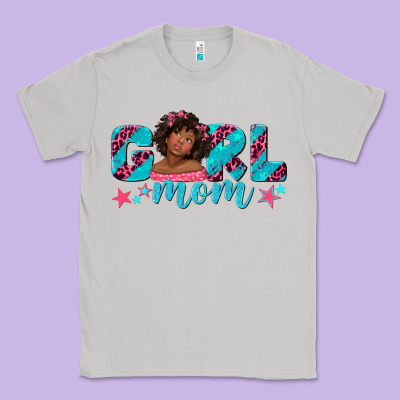 Classic Tee girl mom afro black girl