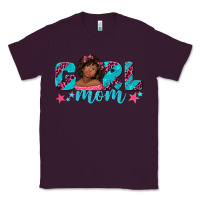 Plum girl mom afro black girl Classic Tee - texasbilliewilder