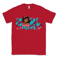 Red girl mom afro black girl Classic Tee - texasbilliewilder