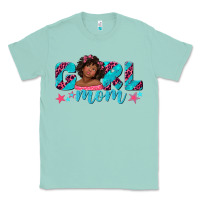 Seafoam girl mom afro black girl Classic Tee - texasbilliewilder