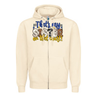 Sandshell that s my sister on that court Zipper Hoodie - Zillion Design Studio