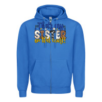 True Royal that s my sister on that court Zipper Hoodie - Zillion Design Studio