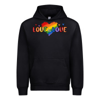 Black love is love lgbtq Urban Hoodie - MaliasSmallBusiness