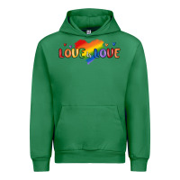 Emerald love is love lgbtq Urban Hoodie - MaliasSmallBusiness