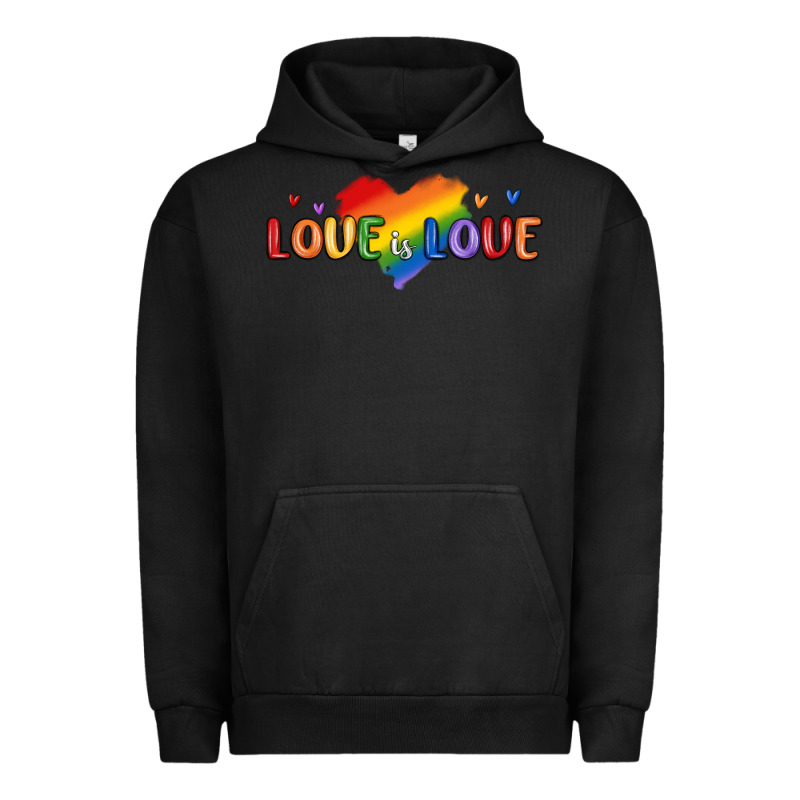 Love Is Love Lgbtq Urban Hoodie by MaliasSmallBusiness | Teevron