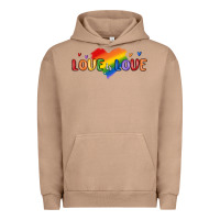 Pigment Burro love is love lgbtq Urban Hoodie - MaliasSmallBusiness