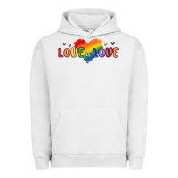 Pigment Lunar Rock love is love lgbtq Urban Hoodie - MaliasSmallBusiness
