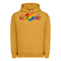 Pigment Peanut Butter love is love lgbtq Urban Hoodie - MaliasSmallBusiness