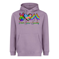 Lavender peace love equality Heavyweight Hoodie - HRA Design Shop