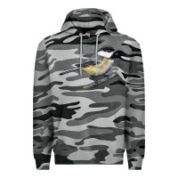 Slate Camo Black Capped Chickadee Premium Hoodie - LillyAllenDesigns