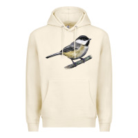 Tofu Black Capped Chickadee Premium Hoodie - LillyAllenDesigns