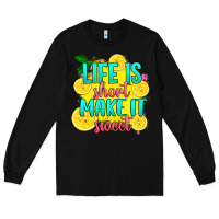 Black life is  make it sweet Long Sleeve Tee - RanaPortraitStore