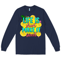 Navy life is  make it sweet Long Sleeve Tee - RanaPortraitStore