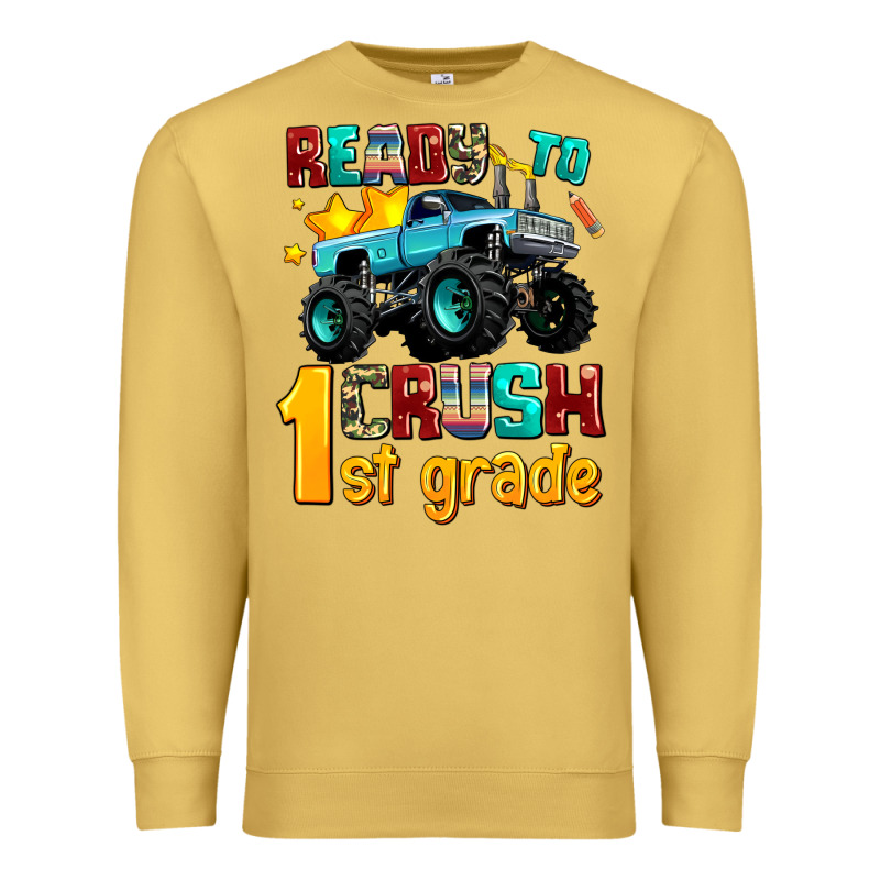 Ready To School Crush 1st Grade Premium Sweatshirt by AdoDesignShop | Teevron
