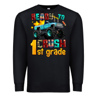 Black ready to school crush 1st grade Premium Sweatshirt - AdoDesignShop