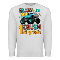 Dove Grey ready to school crush 1st grade Premium Sweatshirt - AdoDesignShop
