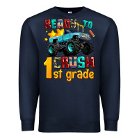 Navy ready to school crush 1st grade Premium Sweatshirt - AdoDesignShop