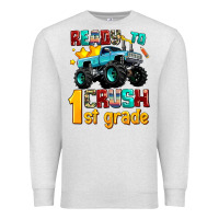 Oatmeal Heather ready to school crush 1st grade Premium Sweatshirt - AdoDesignShop