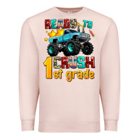 Pale Pink ready to school crush 1st grade Premium Sweatshirt - AdoDesignShop