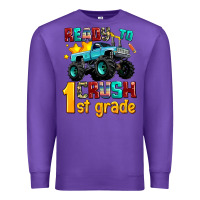 Purple ready to school crush 1st grade Premium Sweatshirt - AdoDesignShop