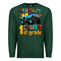 Sports Green ready to school crush 1st grade Premium Sweatshirt - AdoDesignShop