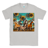 Moon Dust western horses Classic Tee - Zillion Design Studio