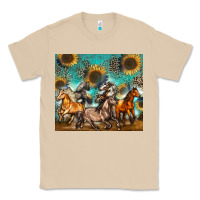 Mushroom western horses Classic Tee - Zillion Design Studio